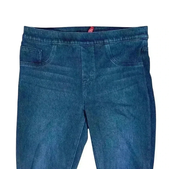 SPANX Dark Wash Denim Legging Women’s Size Medium - Picture 3 of 7